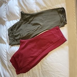 Sweatshirt project workout capris